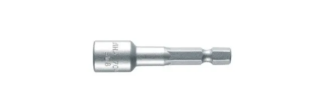 Wiha Magnetic Nut Runner Bit – 8 Mm, 1/4" Hex Shank (E 6.3) 1