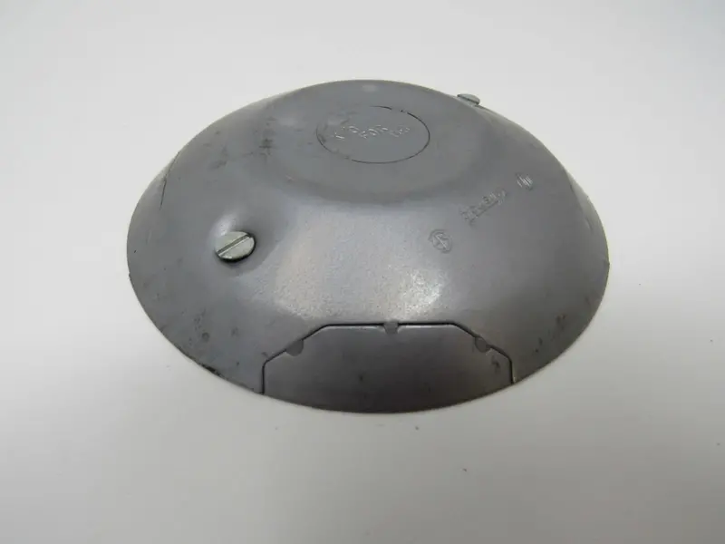 Wiremold 1500-Series Round Junction Box – 4.5" Diameter, Steel Raceway-Compatible, Model 1542D (Used) 1