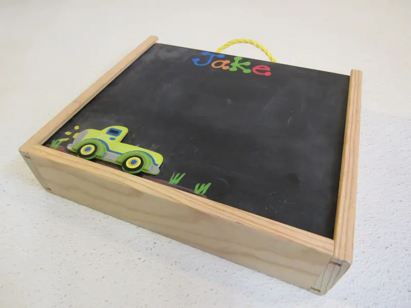 Wood-Backed Dual-Surface Chalkboard & Whiteboard Set For Kids – Pre-Owned 1
