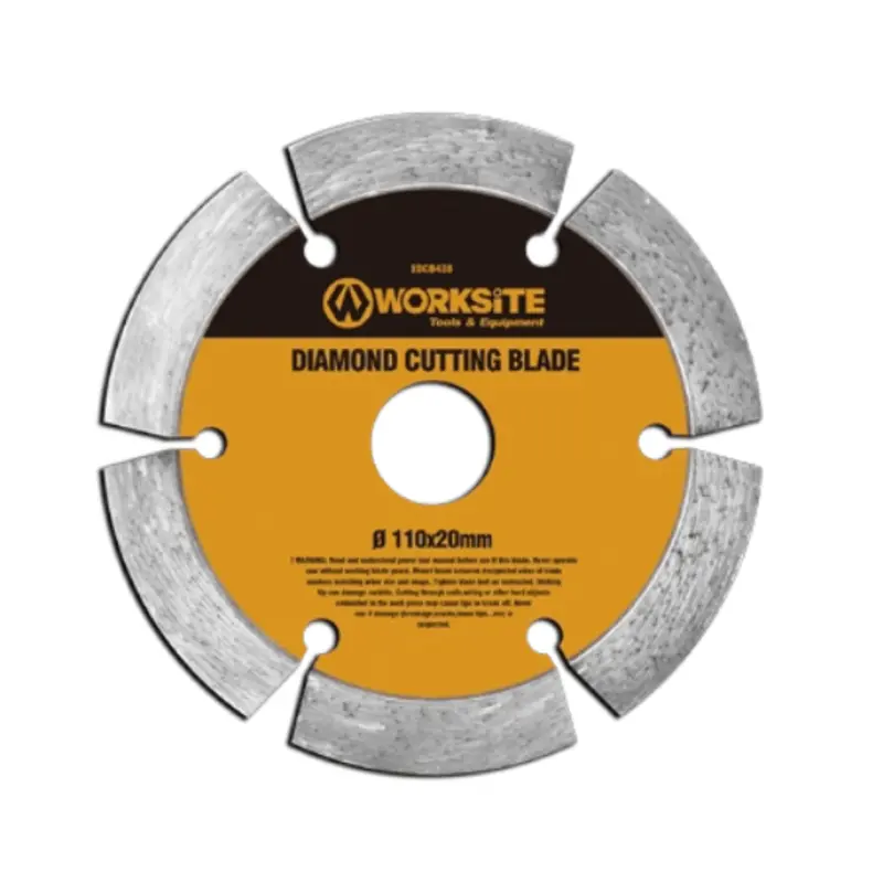Worksite 110Mm Diamond Segment Cutting Blade For Masonry (Xdcb438) 1