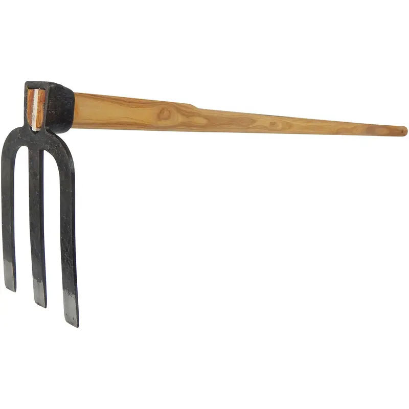 Württembergischer Karst Hoe – 3-Tine Version For Deeper Cultivation And Soil Loosening 1