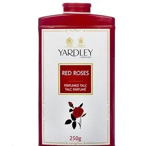 Yardley London Red Rose Deodorizing Talc – 250G, Floral & Refreshing 1