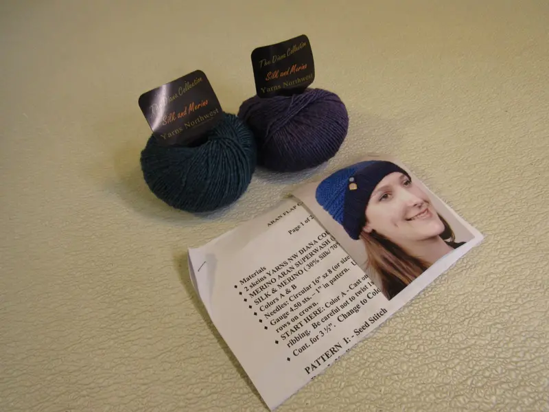 Yarns Northwest Silk & Merino Blend In Teal & Blue – 2 Balls (120 Yds Each) 1