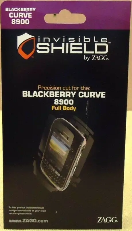 Zagg Invisibleshield Full-Body Protective Cover For Blackberry Curve 8900 – Premium Grade – New 1