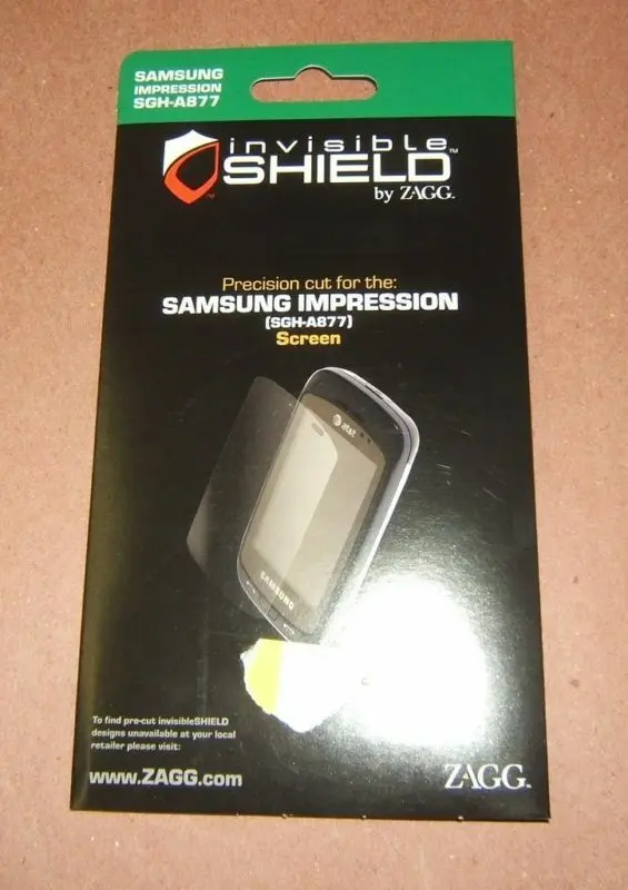 Zagg Invisibleshield Tempered Glass For Samsung Impression Sgh-A877 – Full-Screen Protection – New 1