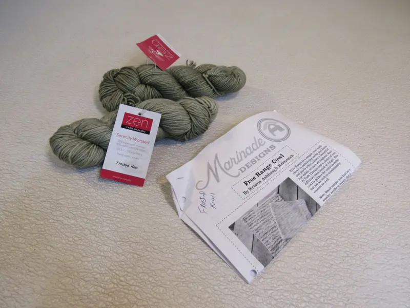 Zen Yarn Garden Serenity Worsted In Frosted Kiwi Green – 2 Skeins, 175 Yards Each 1