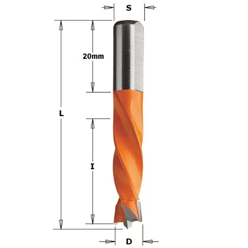 Cmt 306.090.12 Dowel-Making Drill Bit — 9 Mm (23/64") Diameter 1