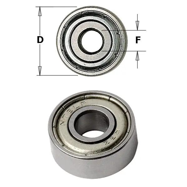 Cmt 791.020.00 Precision Bearing – 1.5" Outer Diameter, 0.5" Inner Diameter 1