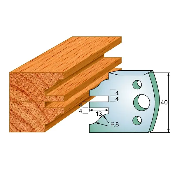 Cmt Profiled Shaper Knife Pair – Precision Ground For Cabinet & Molding Cutters 1