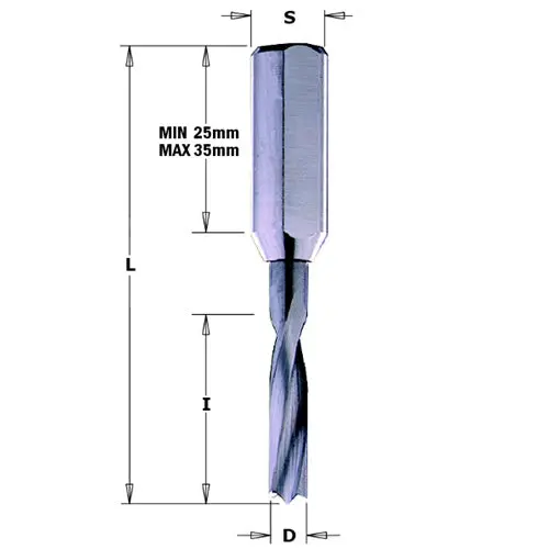 Cmt Solid Carbide Dowel Drill Bit – 6Mm Diameter 1