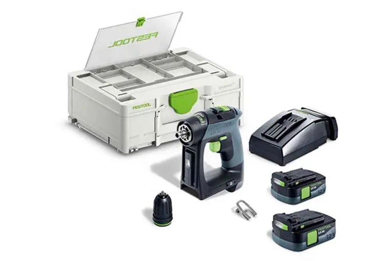 Festool Cxs 12 Cordless Drill Driver – 12V Lithium-Ion With 25+ Torque Settings 1