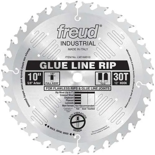 Freud 10-Inch Glue-Line Ripping Saw Blade 1