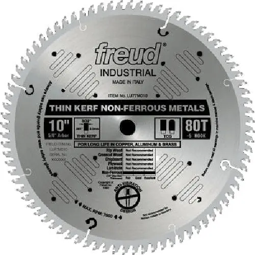 Freud 12-Inch Aluminum Saw Blade – Medium-Kerf Design 1