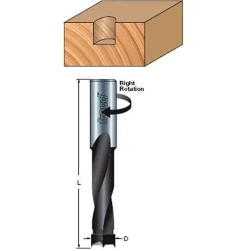 Freud 9Mm Brad Point Drill Bit – Precision Centering For Clean Entry Holes 1