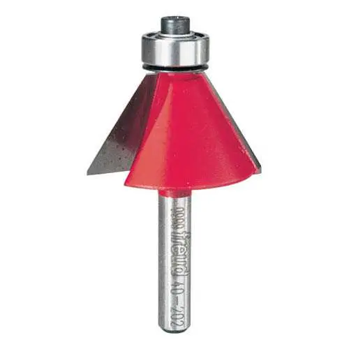 Freud Chamfer Router Bit – 1-11/32" Diameter For Edge Beveling 1