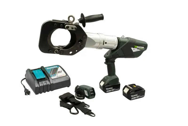 Greenlee Gator Guillotine Cable Cutter – 105Mm Remote-Controlled, 120V Charger Included 1