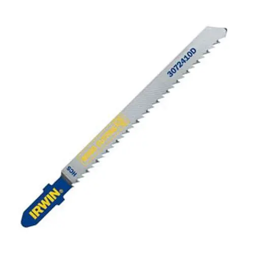 Irwin 3072406 T-Shank Jig Saw Blade – 4" Length, 6 Tpi Fleam-Ground Carbon Steel 1