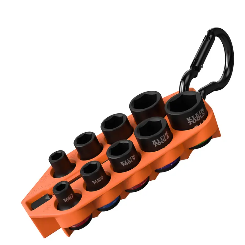 Klein Grab-And-Go Impact Socket Set – 10-Piece Sae Collection 1