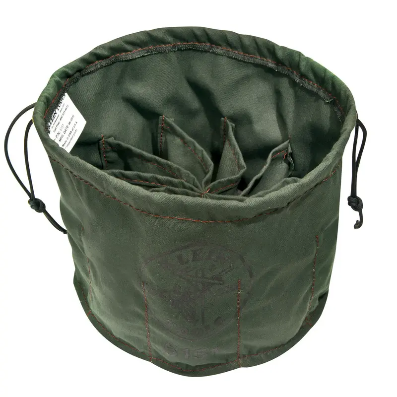Klein Ten-Compartment Drawstring Tool Bag, Model 5151 For Organized Storage 1