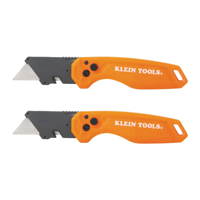 Klein Tools 44313 Folding Utility Knife – Two-Piece Pack 1