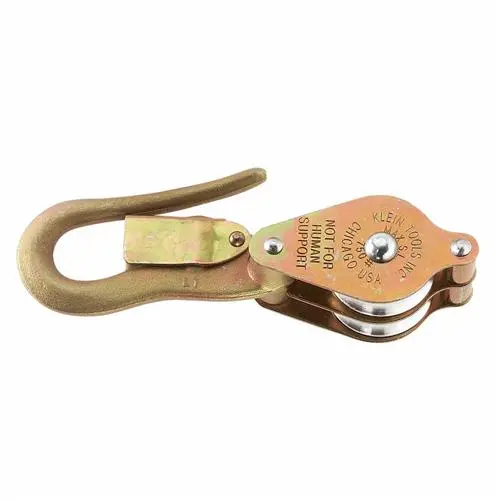 Klein Tools H267 Heavy-Duty Block Pulley – 2.5-Ton Capacity, Forged Steel 1