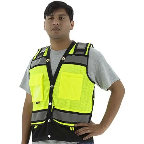 Majestic 75-3237 High-Visibility Heavy-Duty Surveyor Vest 1