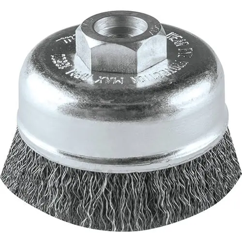 Makita A-98382 3-Inch Crimped Wire Cup Brush – Aggressive Surface Prep Tool 1
