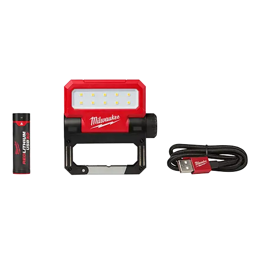 Milwaukee 2114-21 Rover Led Flood Light – Usb-Rechargeable, Pivot-Adjustable Work Light 1