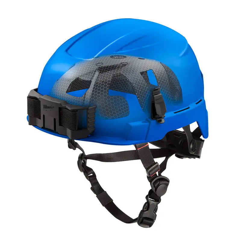 Milwaukee Bolt Blue Safety Helmet – Type 2, Class E With Impact Armor Liner (Usa-Made) 1