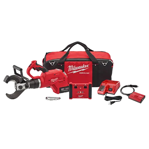 Milwaukee M18 Force Logic 3" Underground Cable Cutter – Cordless, Includes Wireless Remote (Model 2776R-21) 1