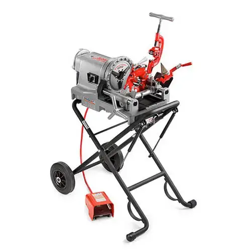 Ridgid 67182 1/2-Inch To 2-Inch Npt Hammer Drill Chuck With Folding Wheel Stand 1