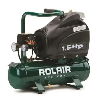 Rolair Fc1500Hs3 Hot-Dog Air Compressor – 1.5 Hp, 4 Cfm At 90 Psi, 2.5-Gallon Tank 1