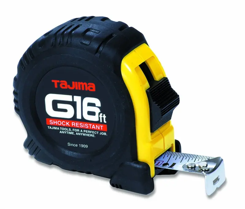 Tajima G-16Bw G-Series 16-Foot Shock-Resistant Tape Measure 1