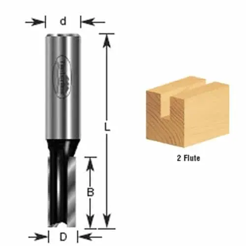 Timberline 1-1/4" Diameter Router Bit With 1/2" Shank 1
