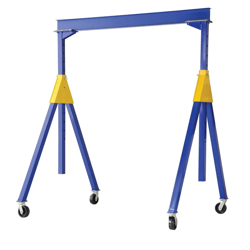 Vestil Adjustable-Height Steel Gantry Crane – 8,000 Lb Capacity, 20' X 16' Span 1