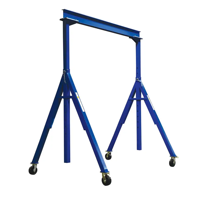 Vestil Adjustable Steel Gantry Crane – 8,000 Lb Capacity, 20' × 12' 1